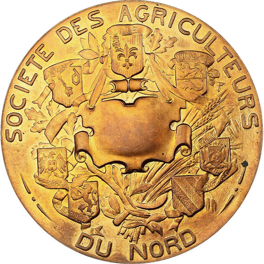 França, medalha, Société des Agriculteurs du Nord, Bronze, AU(55-58)