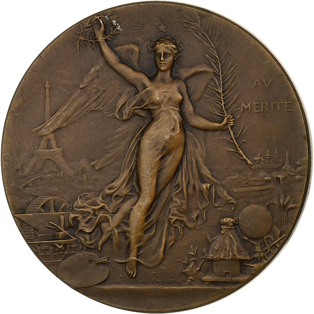 France, Medal, Concours d'animaux reproducteurs Arras, 1904, Bronze, Rivet