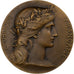 France, Médaille, Marianne, République Française, Bronze, Dubois.H, SUP