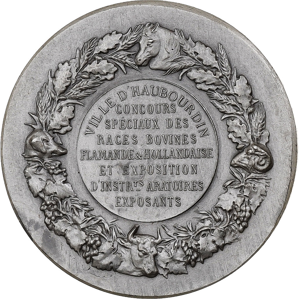 Frankreich, Medaille, Concours des races bovines - Haubourdin, Silber, Dubois.H