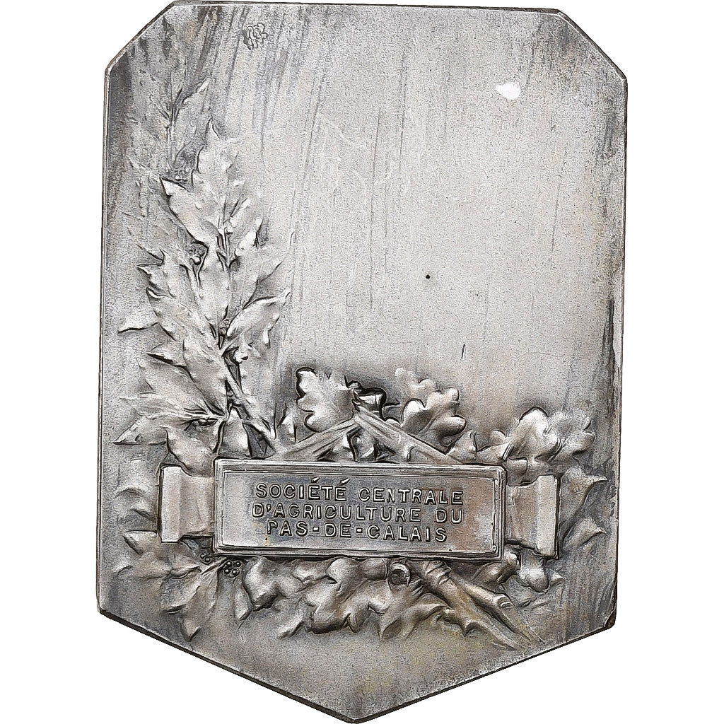 France, Medal, Société Centrale d'Agriculture du Pas-de-Calais, Silver