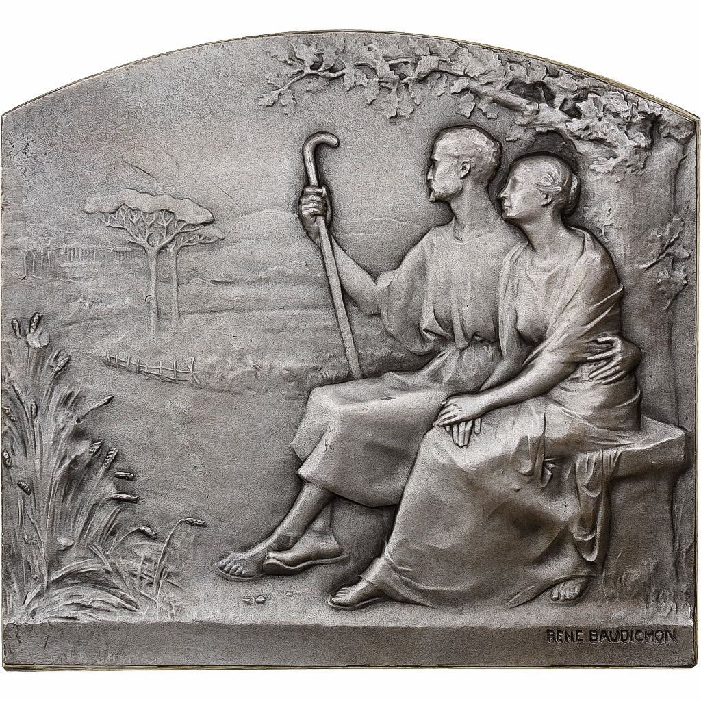 Frankrijk, Medaille, Mariages, Noces, Zilver, Baudichon, PR