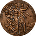 Frankreich, Medaille, Cent-cinquantenaire de la Cour des comptes, 1957, Bronze