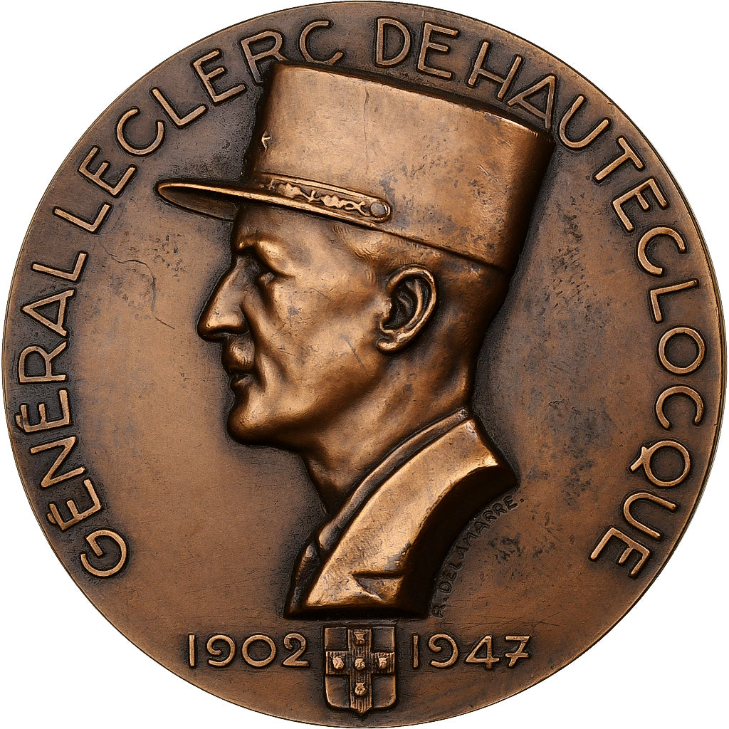 France, Medal, Général Leclerc de Hauteclocque, Maréchal de France, 1947