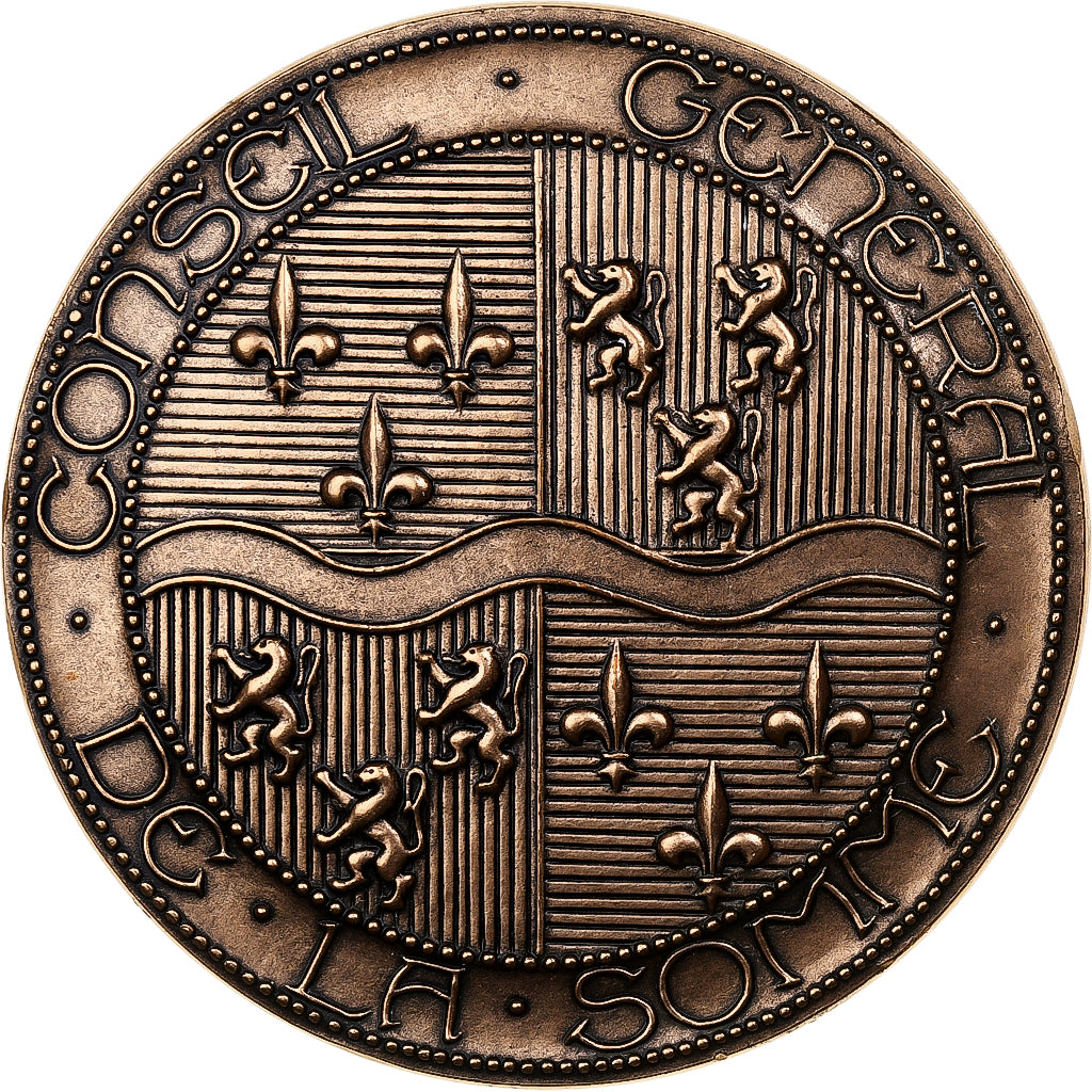 Frankrijk, Medaille, Conseil général de la Somme, Bronzen, PR