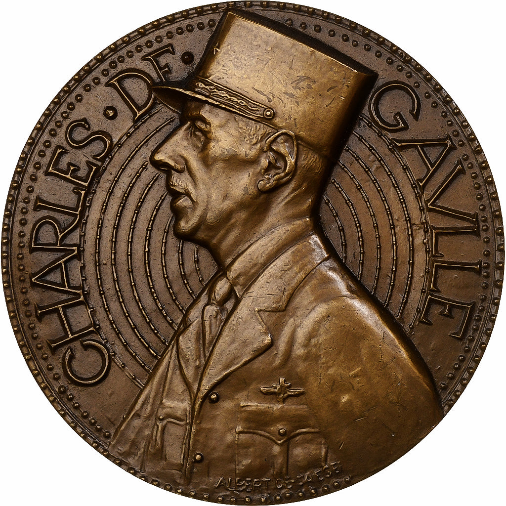 Frankreich, Medaille, Charles De Gaulle, Bronze, De Jaeger, VZ