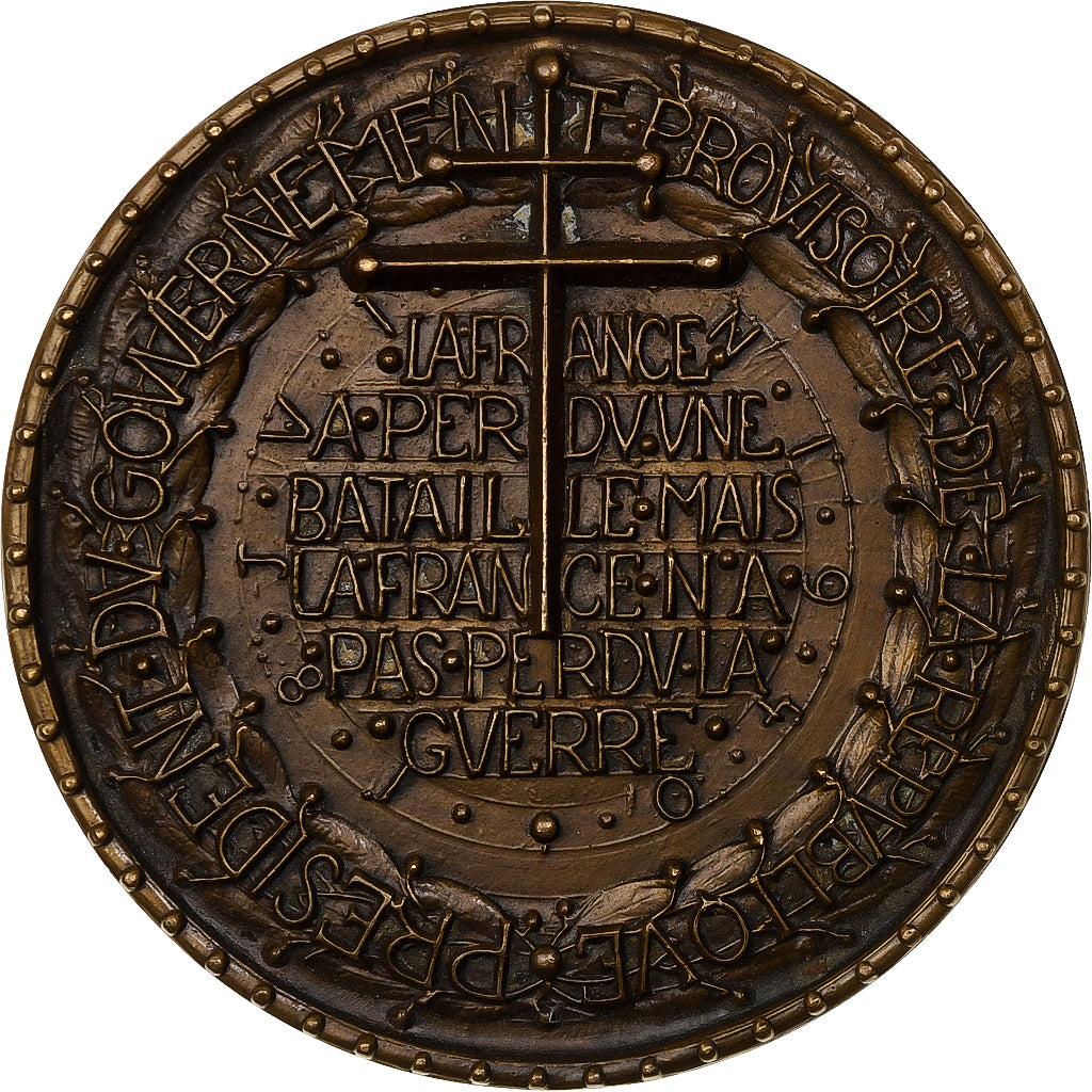 Frankreich, Medaille, Charles De Gaulle, Bronze, De Jaeger, VZ