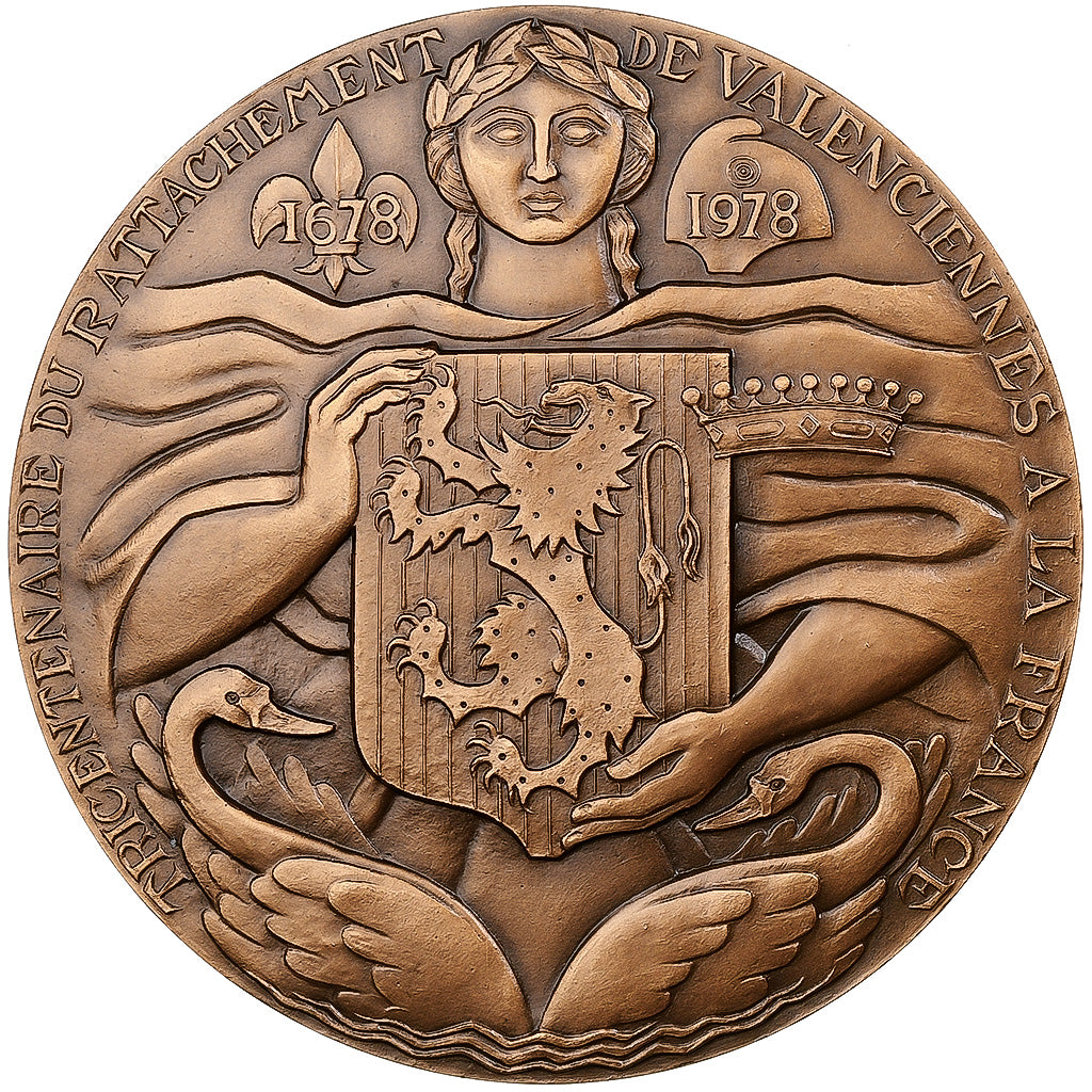 Frankrijk, Medaille, Paix de Nimègue, Rattachement de Valenciennes à la