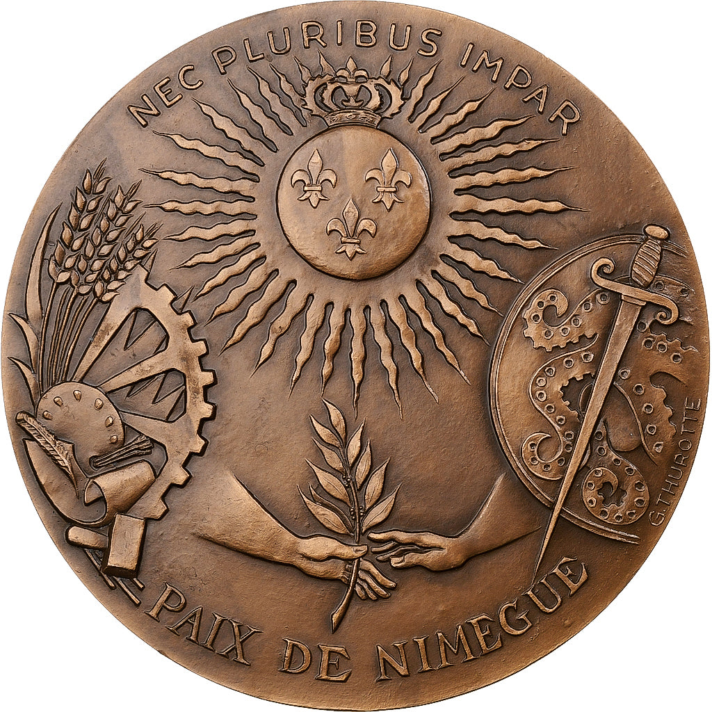Frankrijk, Medaille, Paix de Nimègue, Rattachement de Valenciennes à la