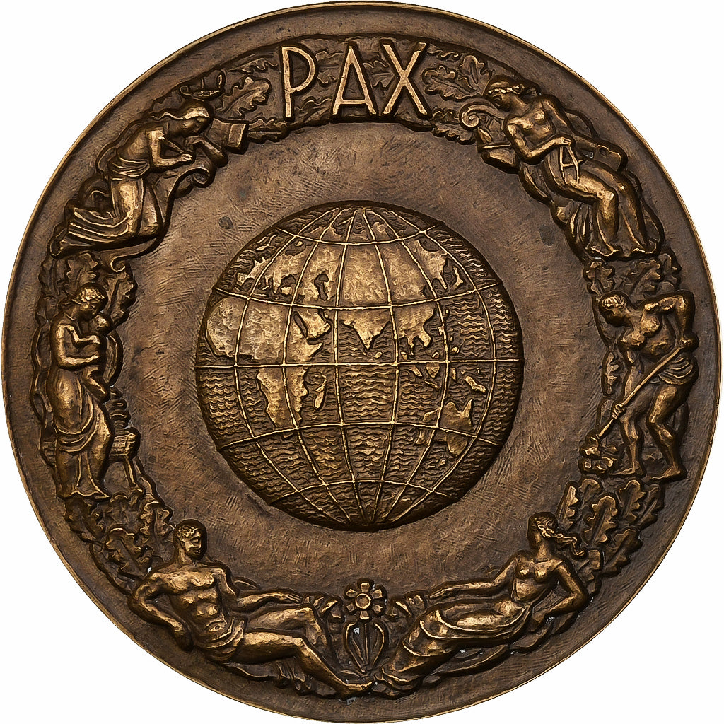 Francia, medalla, Conférence de Paris, 1946, Bronce, Muller, MBC+