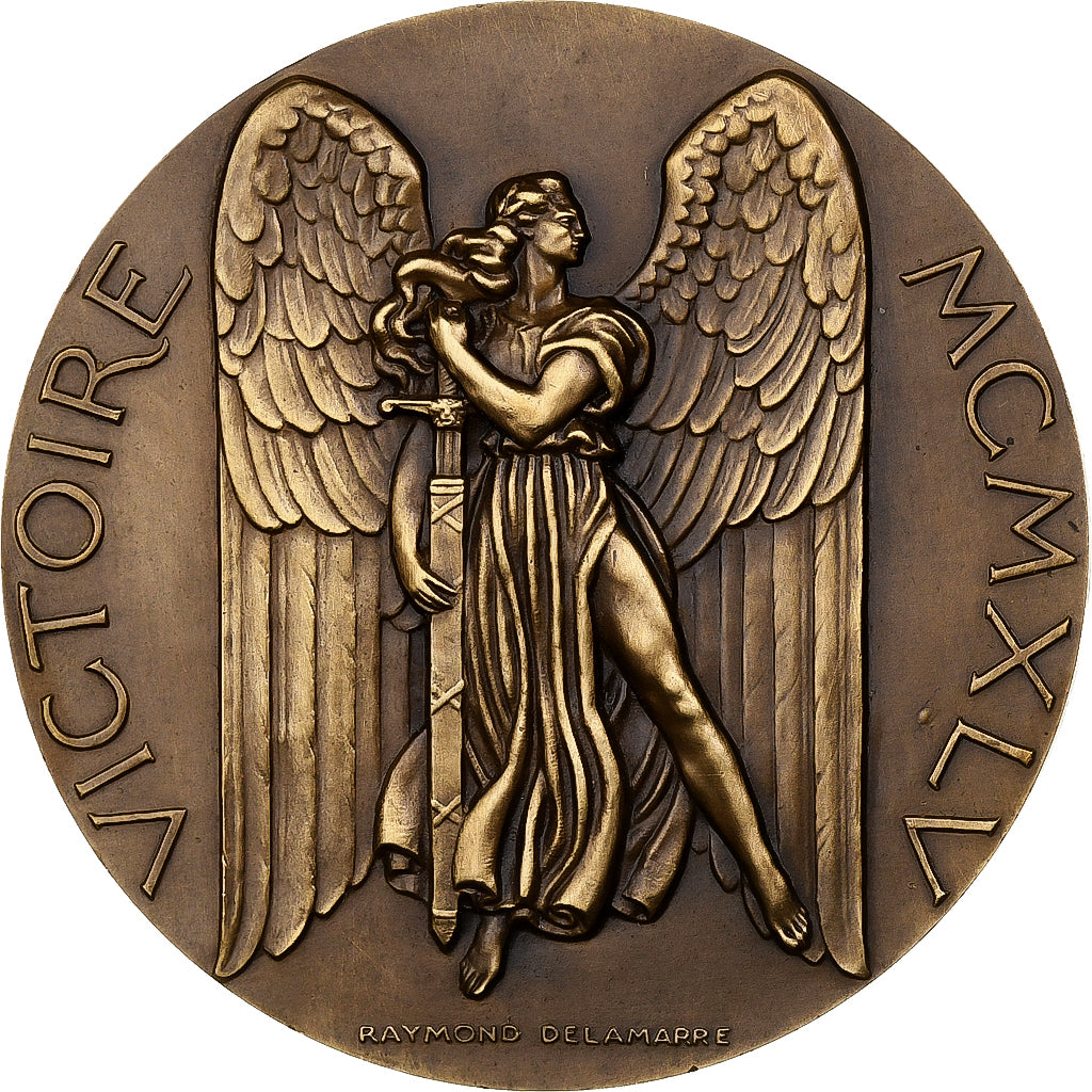 Francia, medaglia, Seconde Guerre Mondiale, Victoire du 8 Mai 1945, 1945
