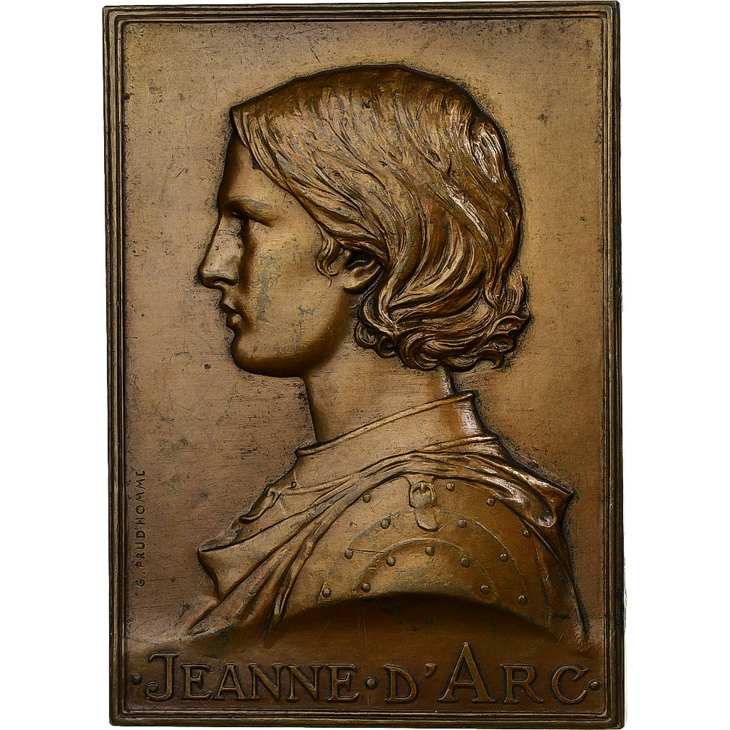 France, Medal, Jeanne d'Arc, V ème Centenaire de sa Mort, 1931, Bronze