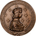 France, Medal, Anne de Bretagne et Louis XII, 1988, Bronze, AU(55-58)