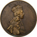 Frankreich, Medaille, Ville de Reims, Sacre de Louis XV, Bronze, Duvivier, SS+