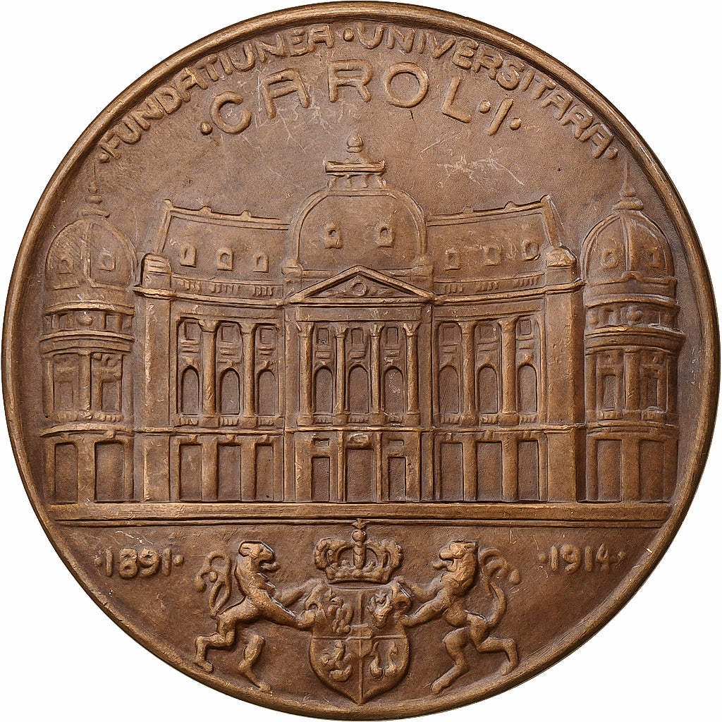 Romania, Medal, Fondation Université Charles Ier, Bronze, EF(40-45)