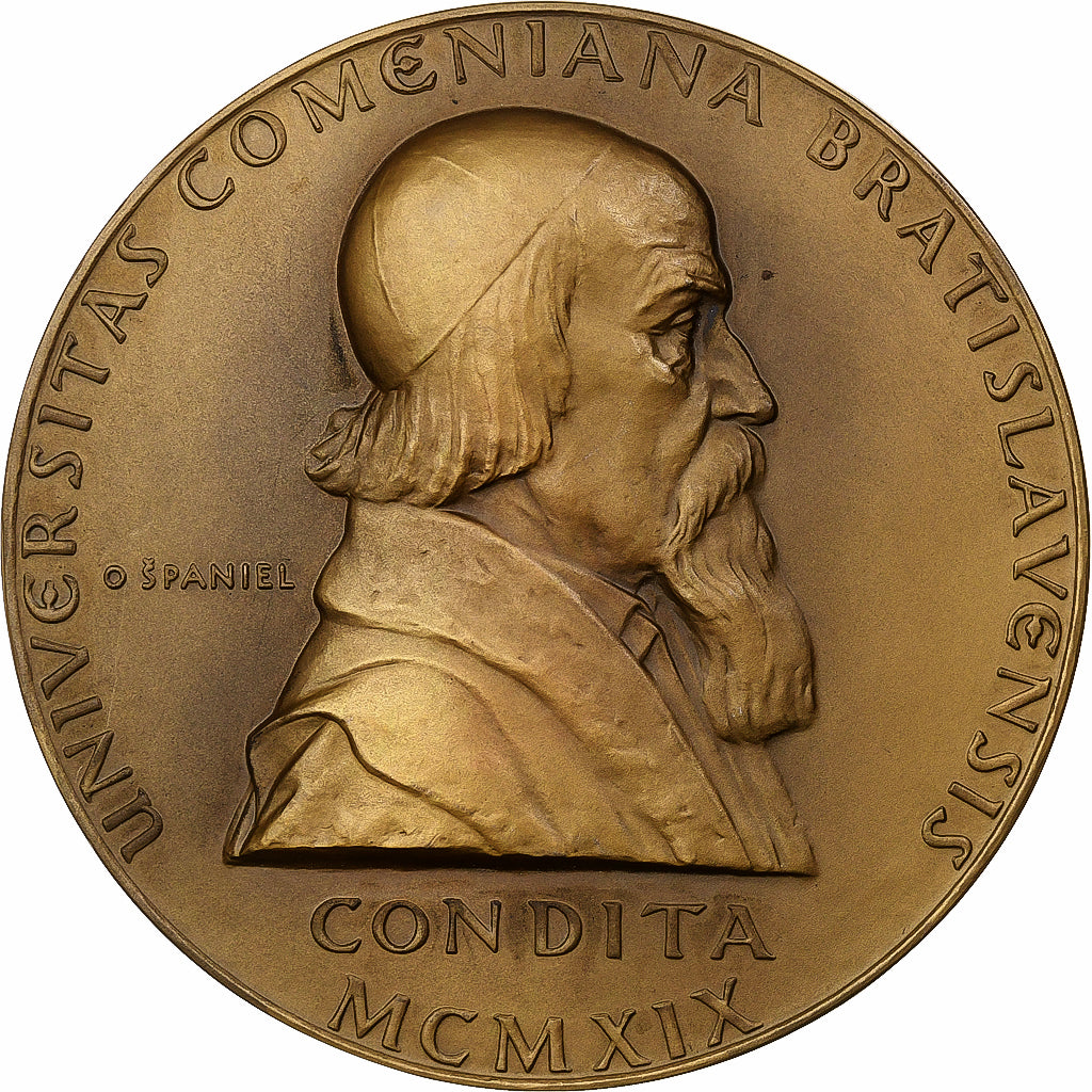 Czech Republic, Medal, Université Comenius de Bratislava, 1919, Bronze