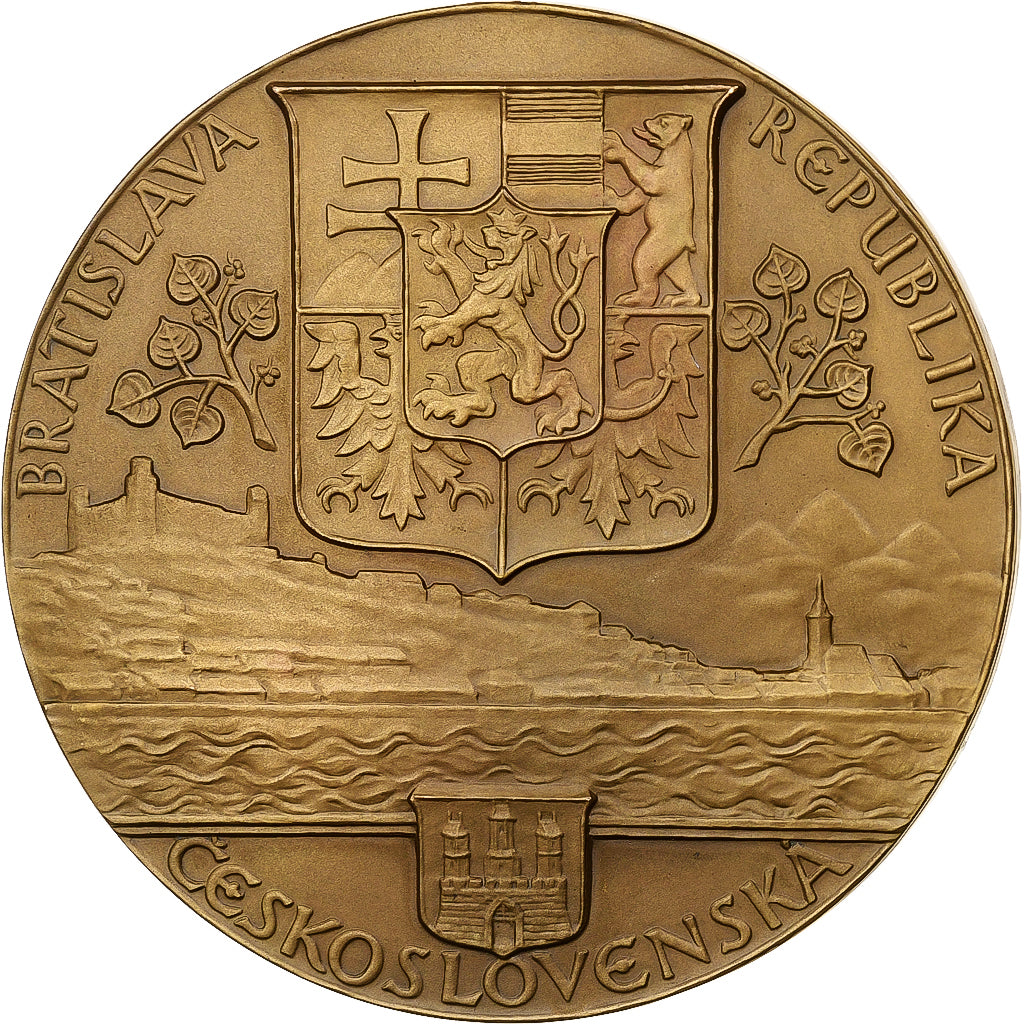 Czech Republic, Medal, Université Comenius de Bratislava, 1919, Bronze