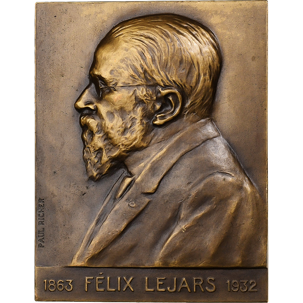 Frankreich, Medaille, Professeur Félix Lejars - Faculté de médecine, 1932