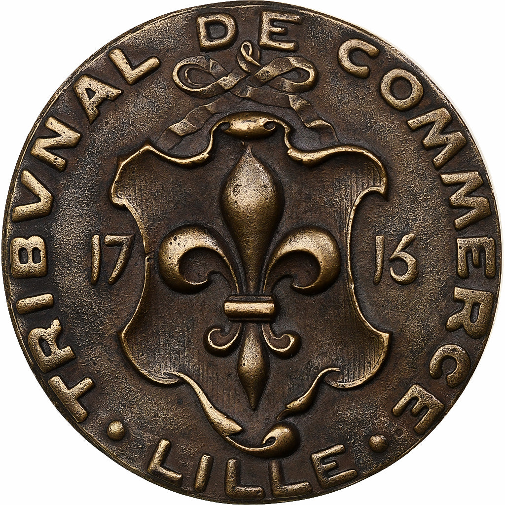 France, Médaille, Michel de l'Hospital - Tribunal de commerce de Lille, Bronze