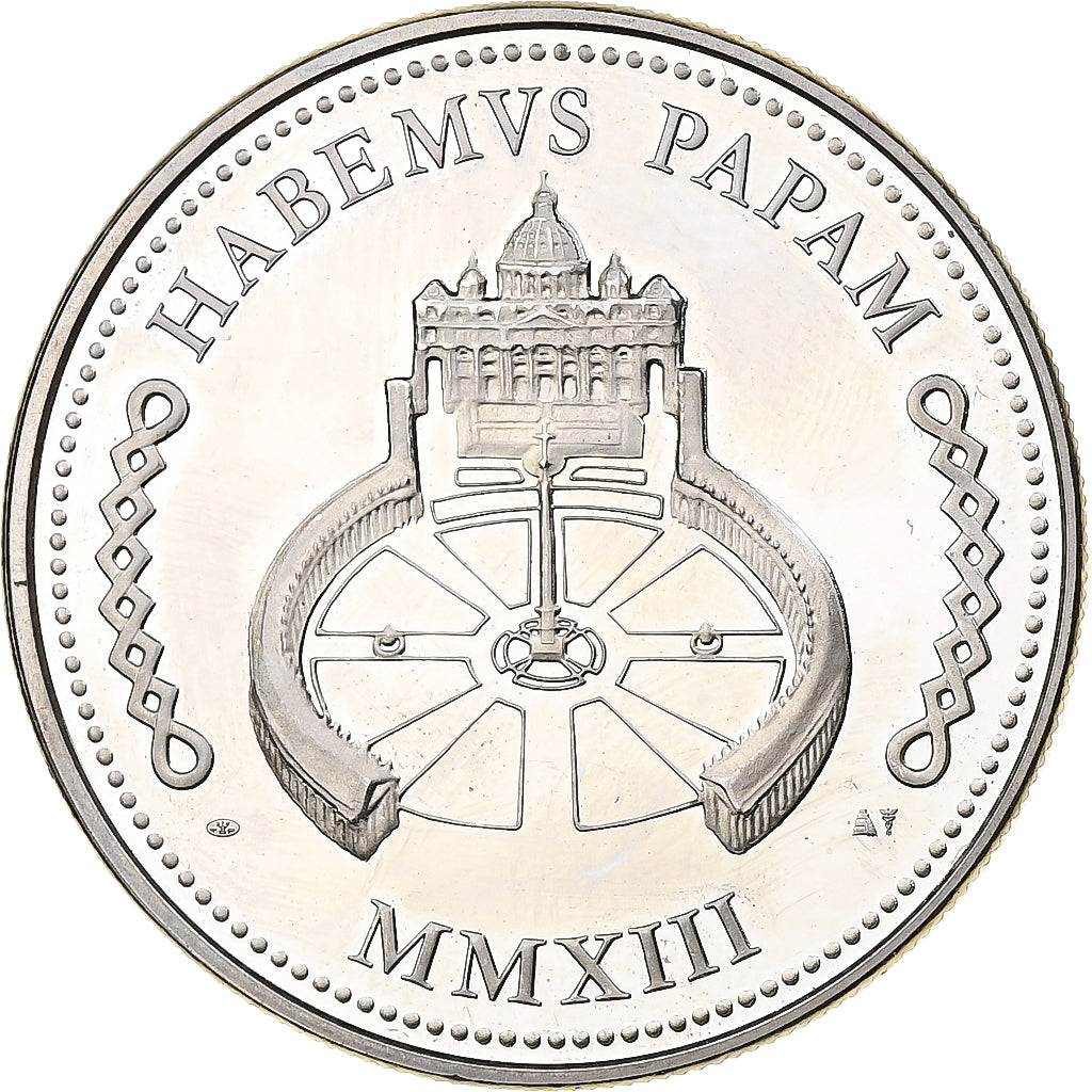Francia, medaglia, Franciscus Pontifex Maximus, Nichel, SPL-