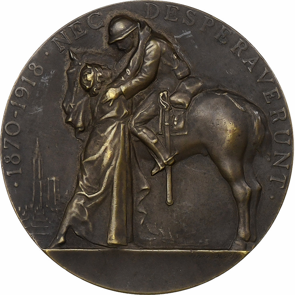 Frankreich, Medaille, Libération de Strasbourg, 1918, Bronze, Dropsy, VZ