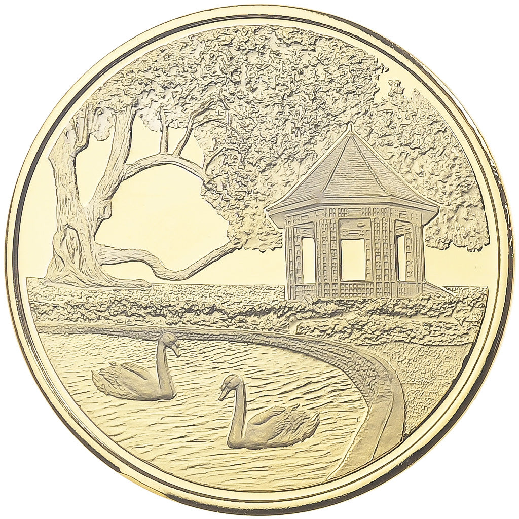 Singapour, Médaille, Singapore Botanic Gardens, Singapore Mint, Métal doré