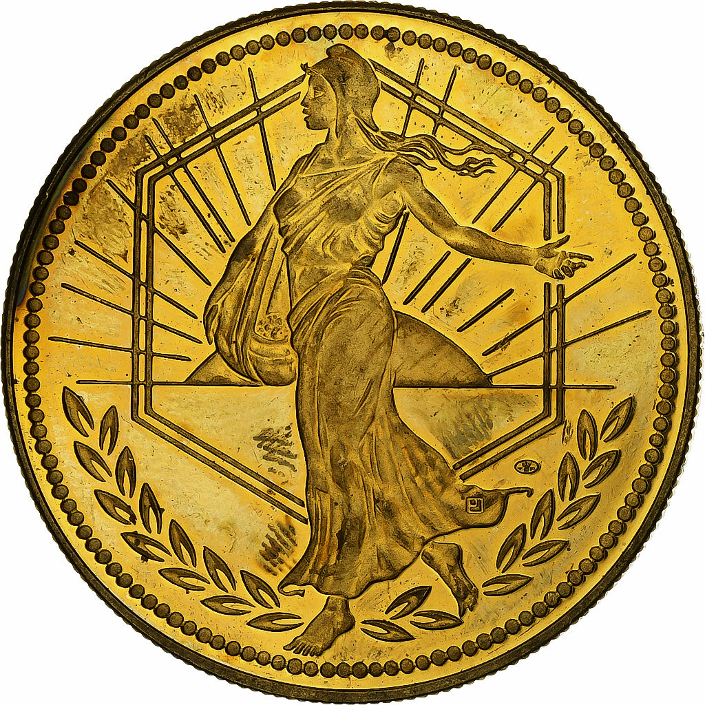 Francia, medaglia, Essai Euro Marianne, 2000, Rame-nichel-alluminio, SPL-