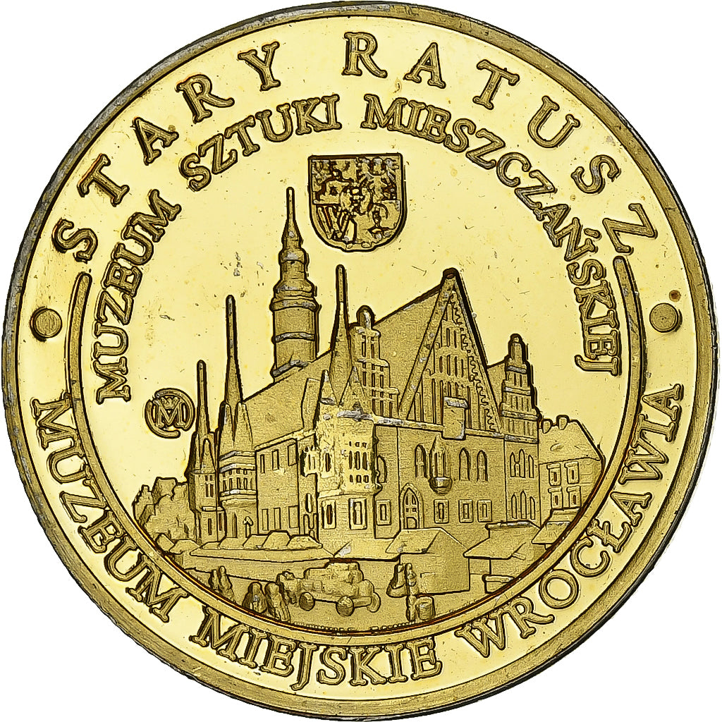 Polónia, medalha, Zloty Dolny Śląsk, Cuproníquel Alumínio, AU(50-53)