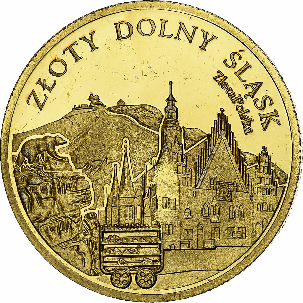 Polónia, medalha, Zloty Dolny Śląsk, Cuproníquel Alumínio, AU(50-53)