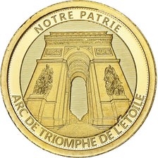 France, Medal, L'Arc de Triomphe, 2017, Gold, MS(63)