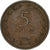 Israele, 5 Pruta, 1949, Bronzo, BB+
