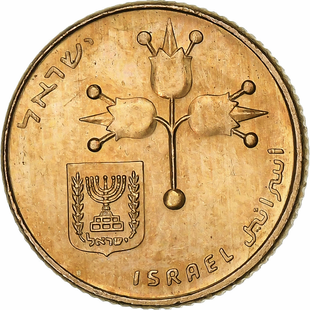 Israël, 10 New Agorot, Cupro-nikkel, ZF+