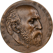 France, Médaille, Ernest Chausson, 1969, Bronze, SUP, A. Guzman