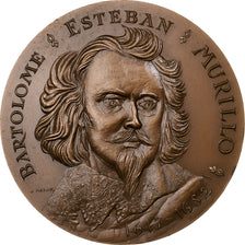 France, Medal, Bartolomé Esteban, 1971, Bronze, Mauviel, AU(55-58)