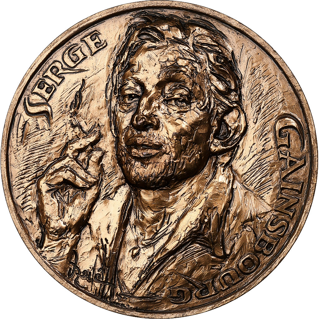 France, Médaille, Serge Gainsbourg, Bronze, TTB+