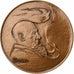 France, Medal, Pablo Picasso, 1970, Bronze, Prinner, AU(55-58)