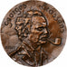 Francja, medal, Georges Brassens, Guitare, 1989, Brązowy, Rodi, AU(55-58)