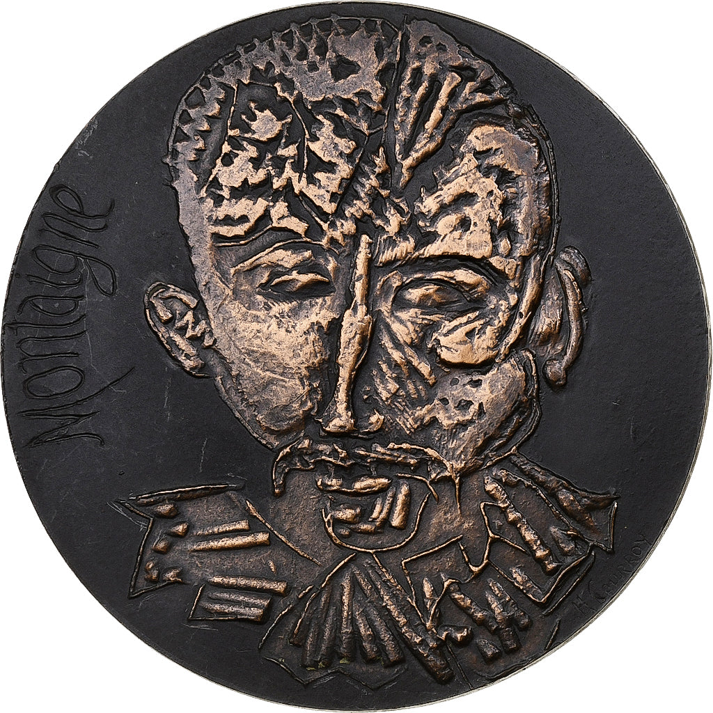 France, Medal, Montaigne, 1970, Bronze, EF(40-45)