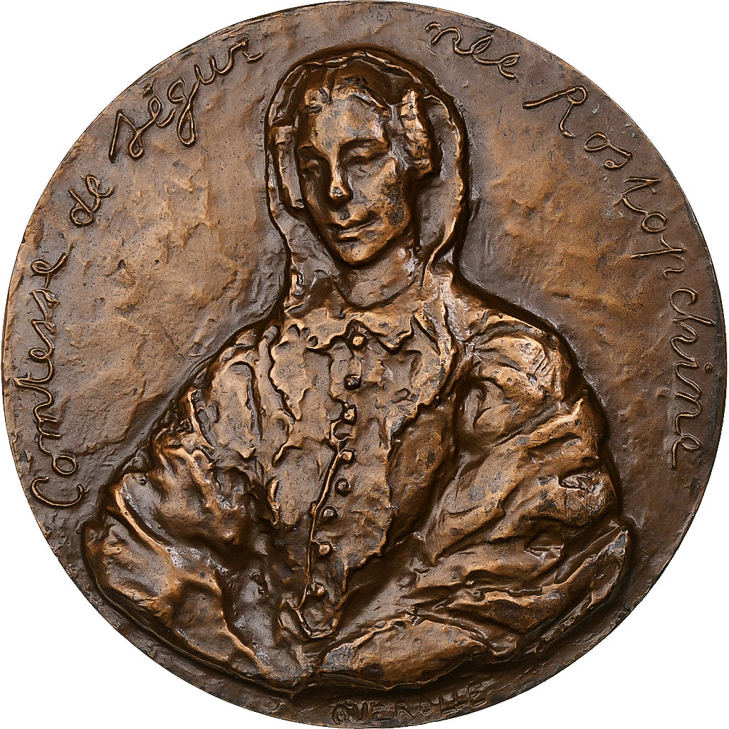 France, Medal, Comtesse de Ségur, Bronze, Quérolle, AU(50-53)