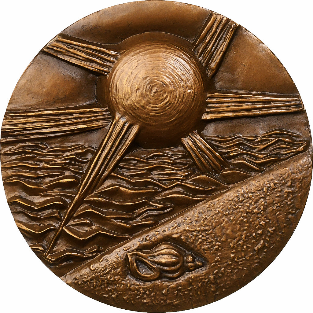Frankreich, Medaille, Gaston Bachelard, Bronze, Chauvenet, VZ