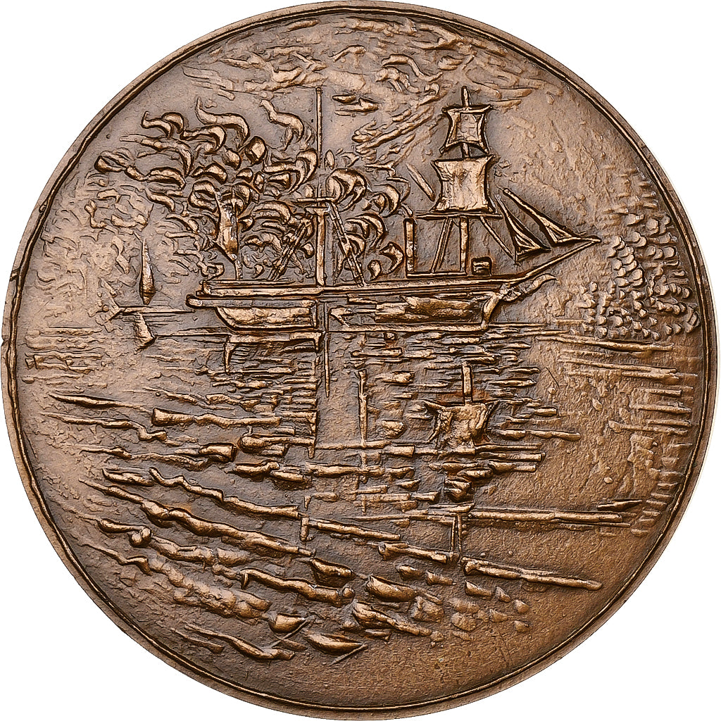 France, Medal, J.M. William Turner, 1969, Bronze, AU(50-53)