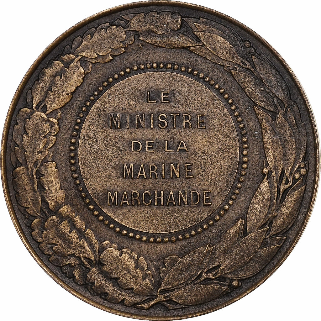 France, Médaille, Le Ministre de la Marine Marchande, Bronze, SUP, Arthus