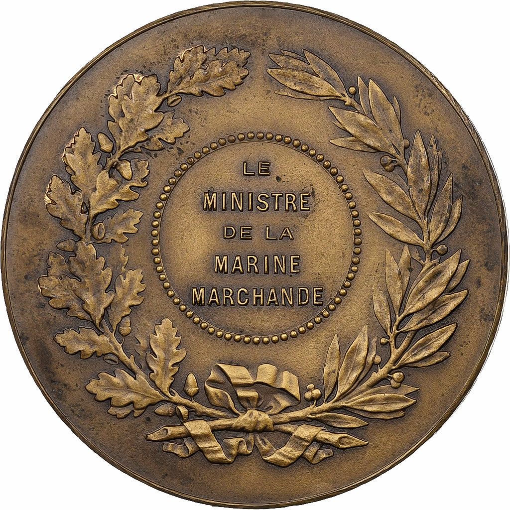 France, Médaille, Le Ministre de la Marine Marchande, Bronze, SUP, Arthus