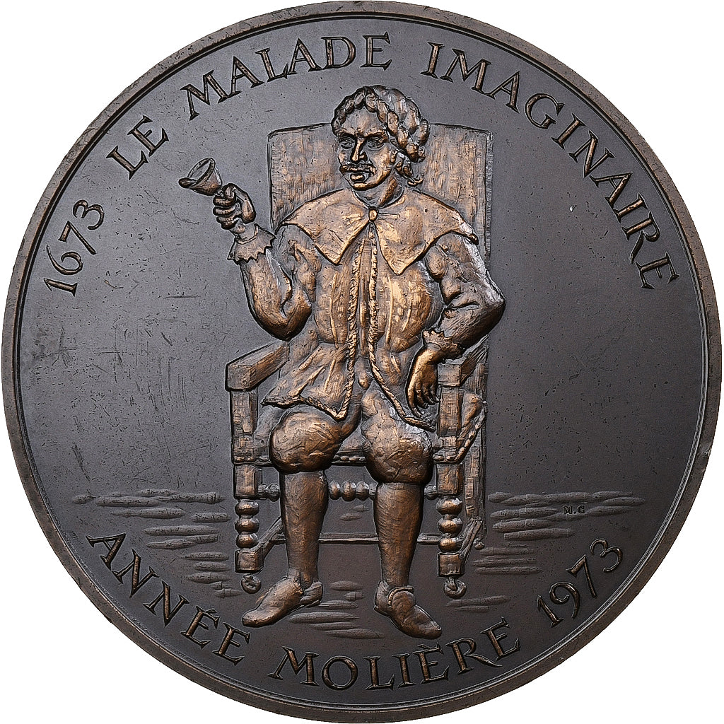 Frankreich, Medaille, Jean-Baptiste Poquelin Molière - Le Malade imaginaire