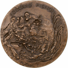 France, Medal, Edouard Pignon, 1973, Bronze, Couturier, AU(50-53)