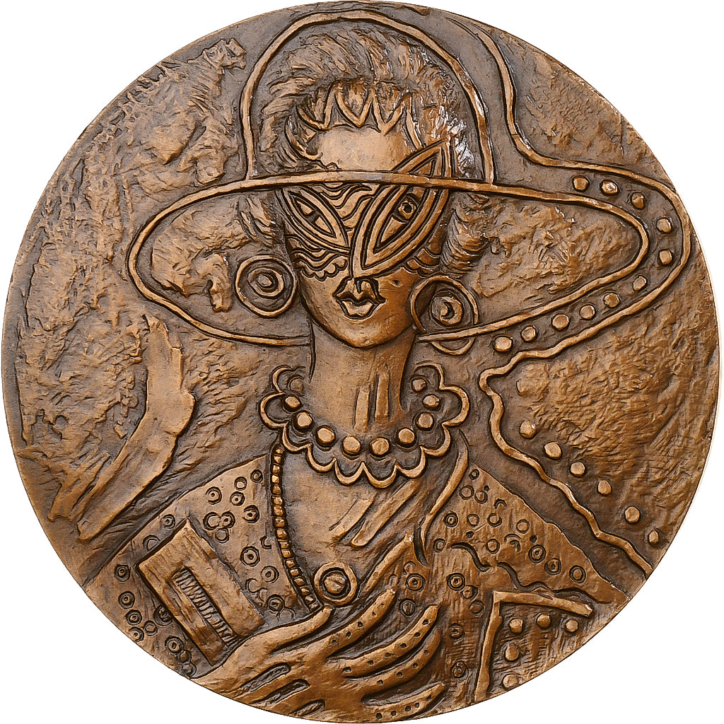 France, Médaille, Picabia, 1967, Bronze, SUP, Torcheux
