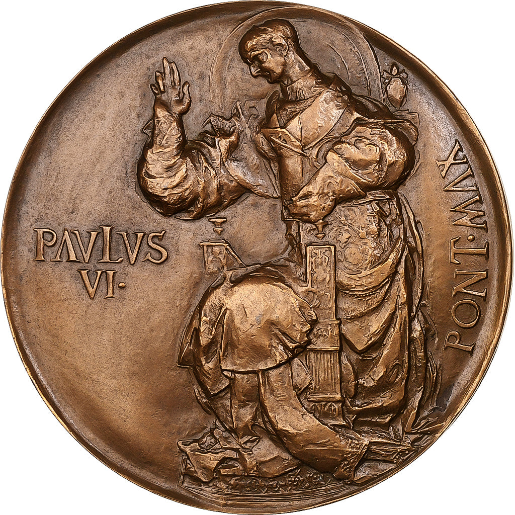 Francia, medalla, Paul VI, 1967, Bronce, Anastase, EBC