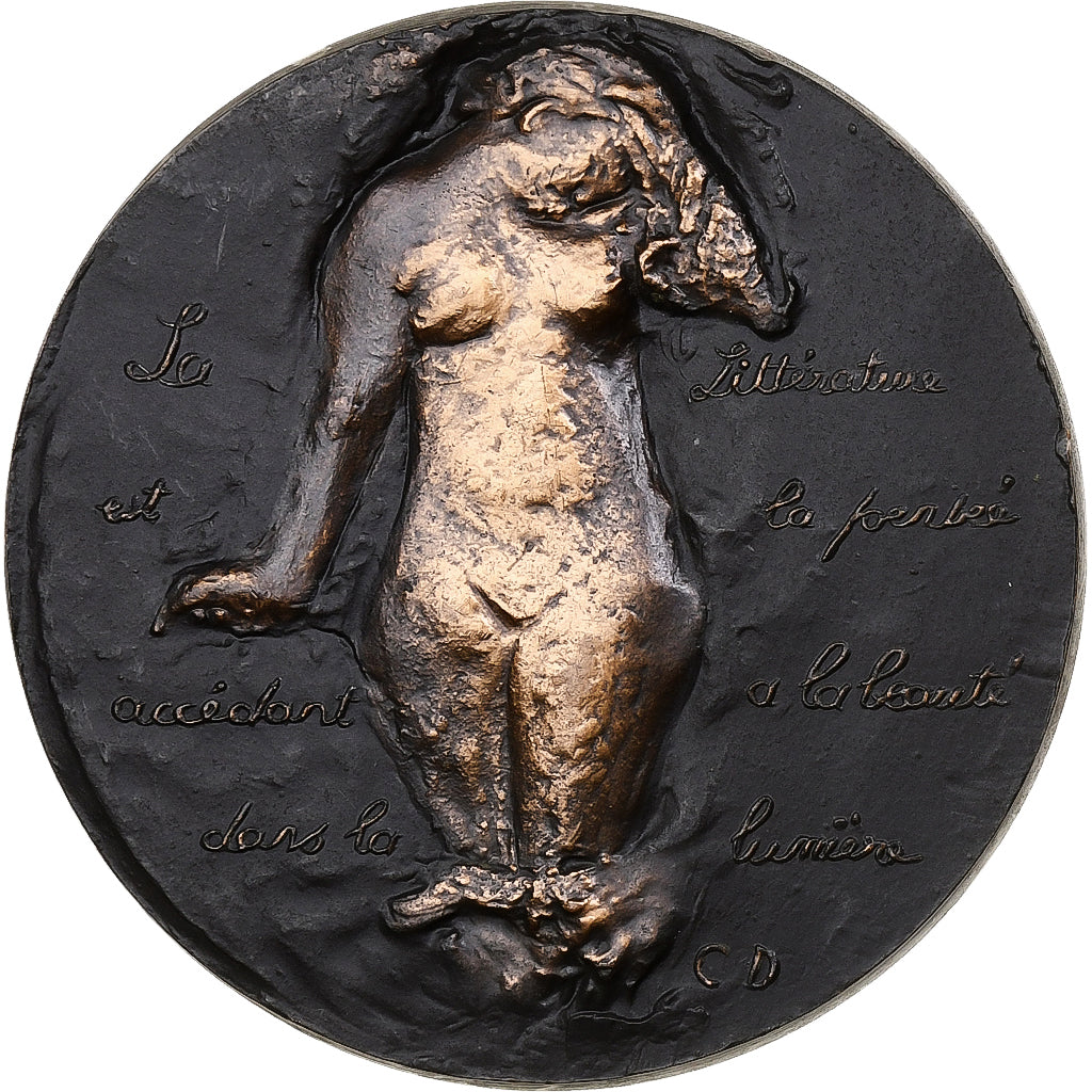 Frankreich, Medaille, Charles du Bos, 1969, Bronze, SS+