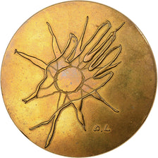 France, Medal, La Paix, 1981, Bronze, AU(50-53)