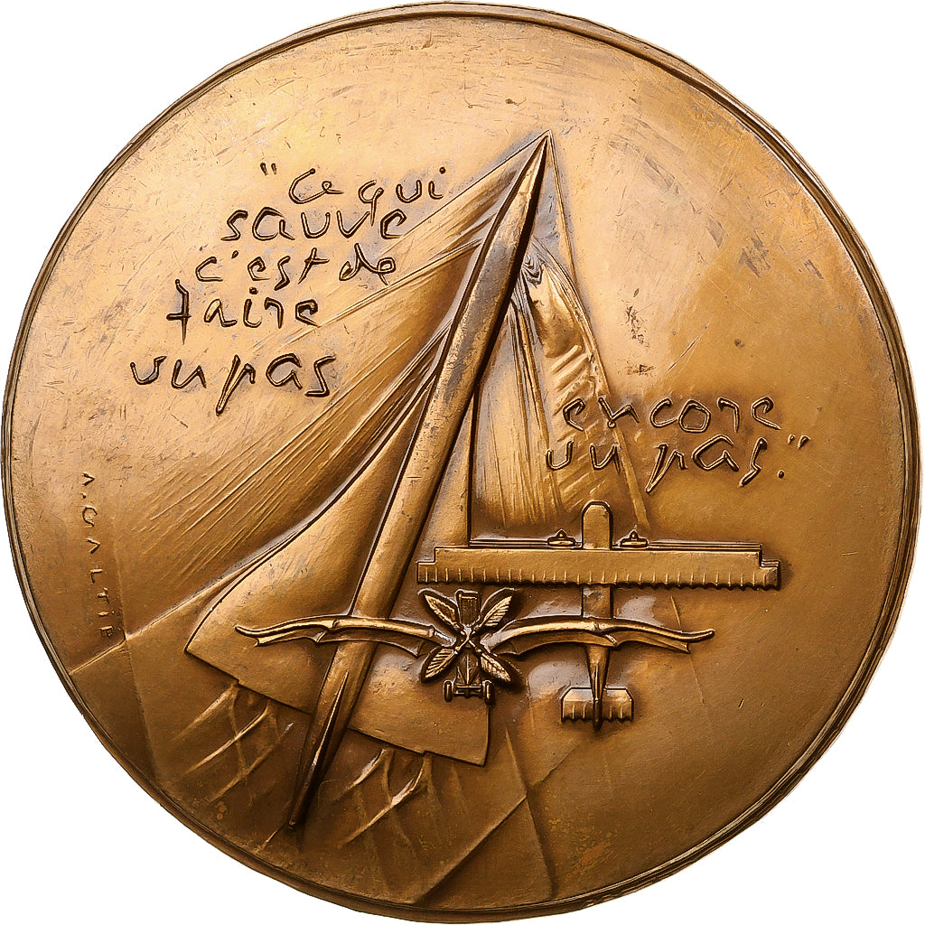 Frankreich, Medaille, Antoine de St Exupery, Bronze, SS+